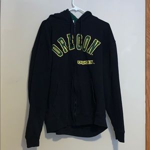 Vintage Oregon ducks zip up sweatshirt